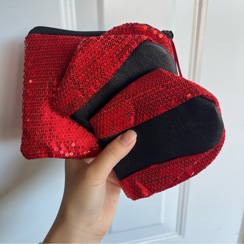 Wizard Of Oz Ruby Red Foldable Flats with Pouch!